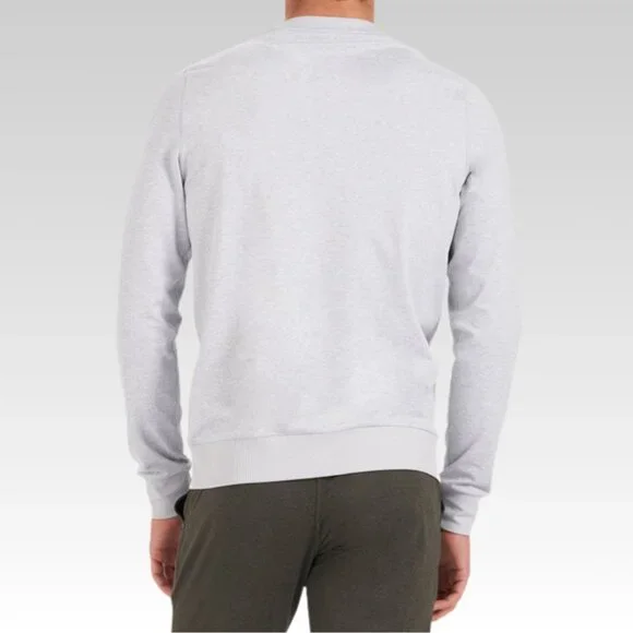 vuori Men's Ponto Performance Crew in Platinum Heather - XL - Picture 4 of 16
